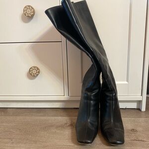 ASOS Black Heeled Boots Sleek and Stylish